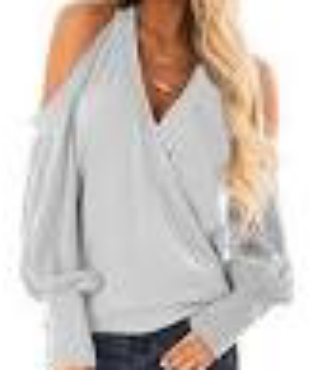 Yingkis cold shoulder pullover
